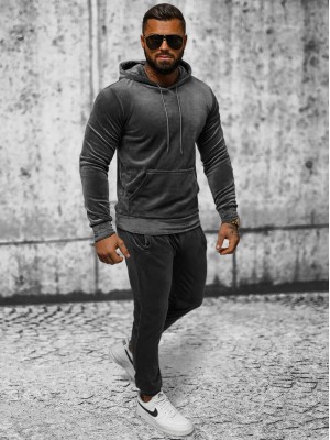 VELIŪRINIAI PILKI SPORTINIAI KOSTIUMAI