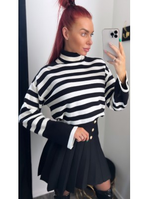 GOLFAS TRENDY (JUODAS/BALTAS)