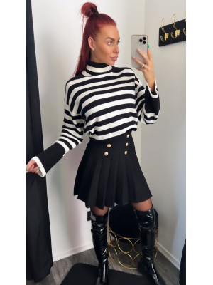 GOLFAS TRENDY (JUODAS/BALTAS)